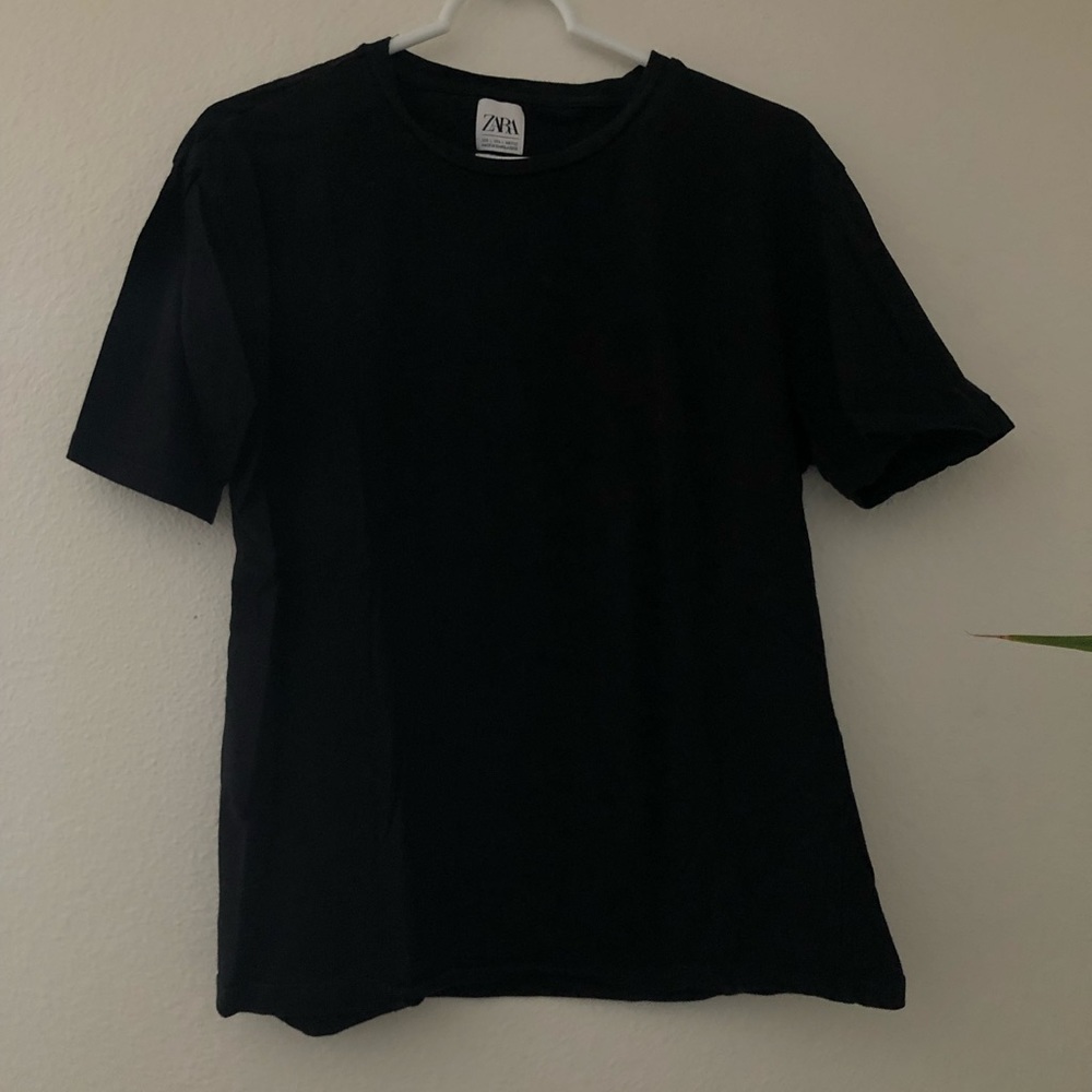 Zara Black Basic Tee